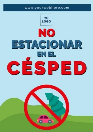 Edita un diseño de No Aparcar