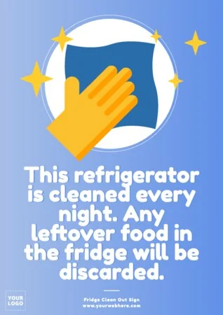 Edit an Office Fridge sign