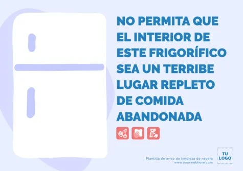 Edita un cartel de Limpiar Nevera