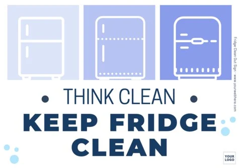 Free Fridge Clean Out Sign Templates