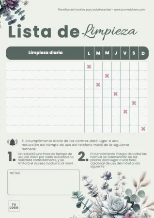 Edita un cartel con Normas