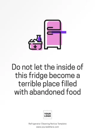 Edit an Office Fridge sign