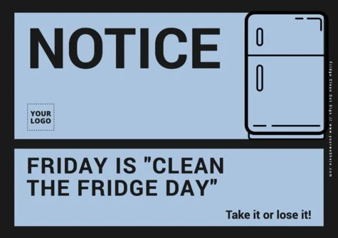 Edit an Office Fridge sign