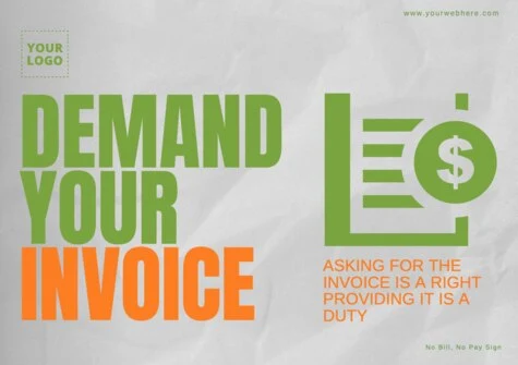 Edit a No Bill No Pay sign