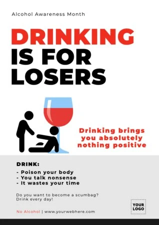 Create an Alcohol Awareness Poster online