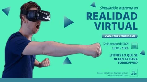 Edita un flyer de Realidad Virtual