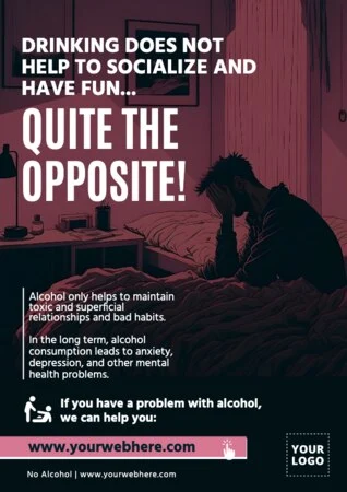 Create an Alcohol Awareness Poster online