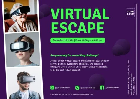 Edit a VR poster