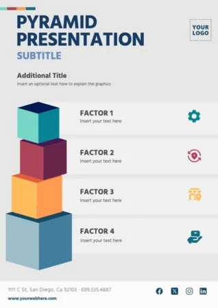 Edit a Pyramid Infographic