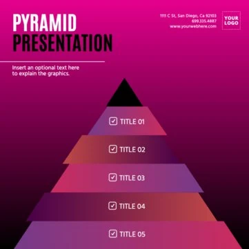 Edit a Pyramid Infographic