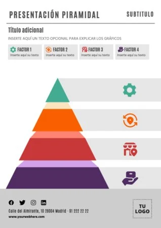 Editar una Infografía Piramidal