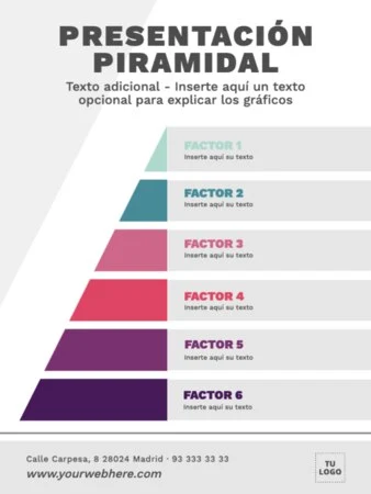 Editar una Infografía Piramidal