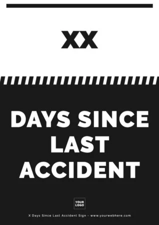 Edit a Days Since Injury sign