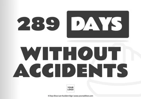 Edit a Days Since Injury sign