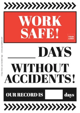 Edit a Days Since Injury sign