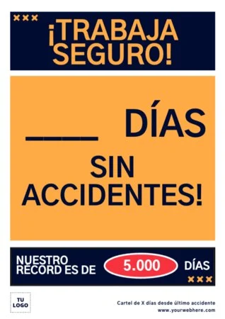 Edita un cartel de Sin Accidentes