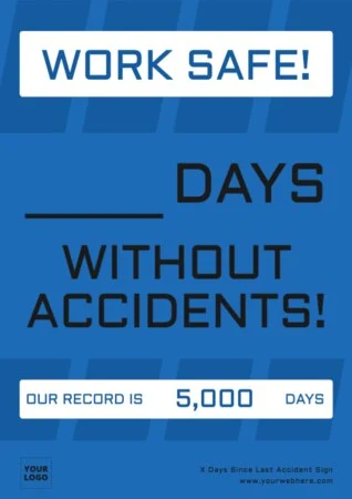 Edit a Days Since Injury sign