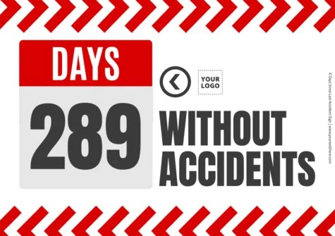 Edit a Days Since Injury sign