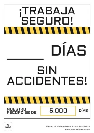 Edita un cartel de Sin Accidentes