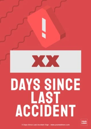 Edit a Days Since Injury sign