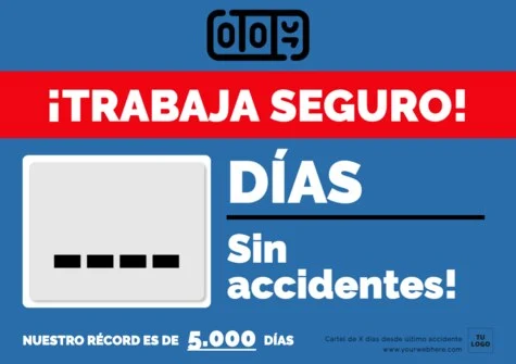 Edita un cartel de Sin Accidentes
