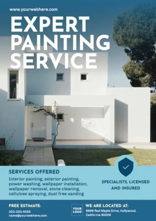 Modifier un design pour une entreprise de peinture