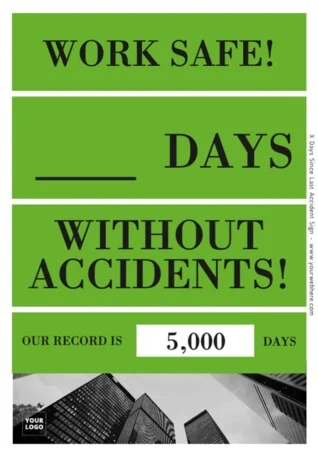 Edit a Days Since Injury sign