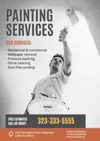 Modifier un design pour une entreprise de peinture