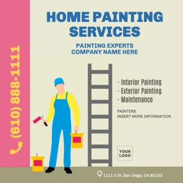 Modifier un design pour une entreprise de peinture