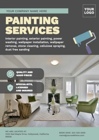 Modifier un design pour une entreprise de peinture