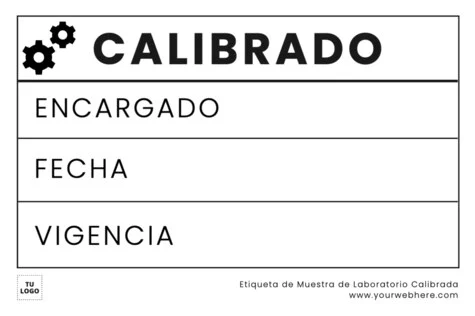 Edita una etiqueta de muestra