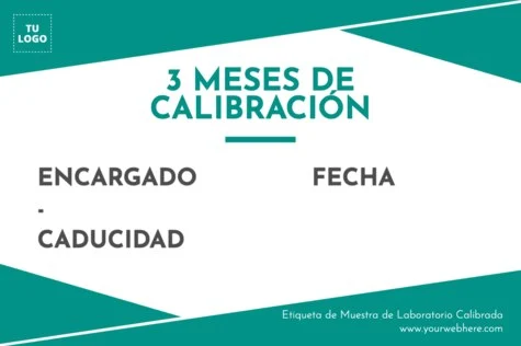 Edita una etiqueta de muestra