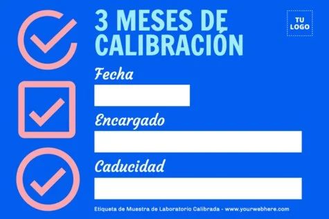 Edita una etiqueta de muestra