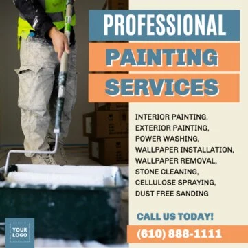 Modifier un design pour une entreprise de peinture