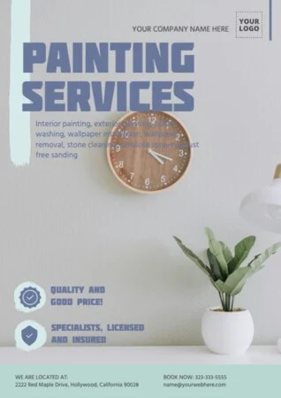 Modifier un design pour une entreprise de peinture