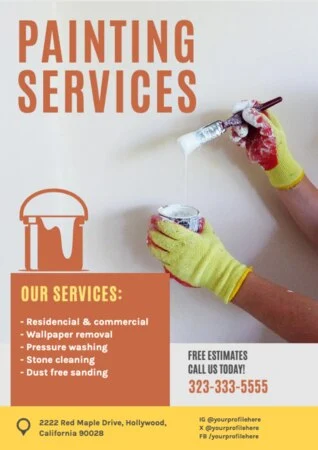 Modifier un design pour une entreprise de peinture