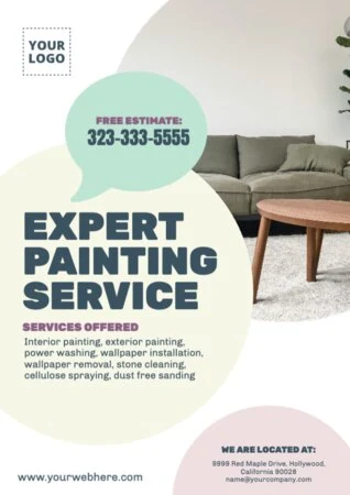 Modifier un design pour une entreprise de peinture