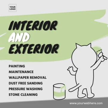 Modifier un design pour une entreprise de peinture