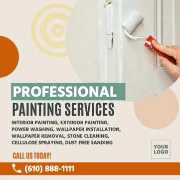 Modifier un design pour une entreprise de peinture