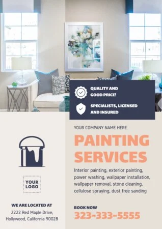 Modifier un design pour une entreprise de peinture