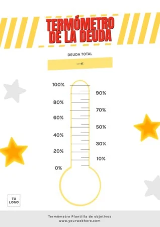 Edita un termómetro