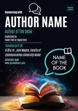 Edit a design to promote your book