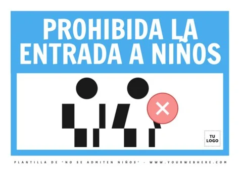 Edita una señal de Niños No