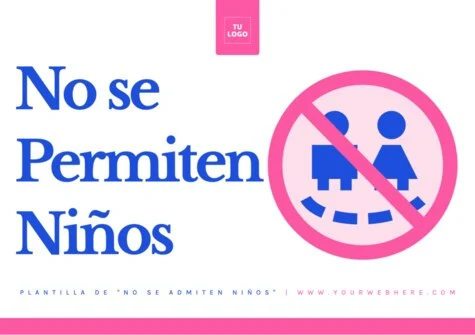 Edita una señal de Niños No