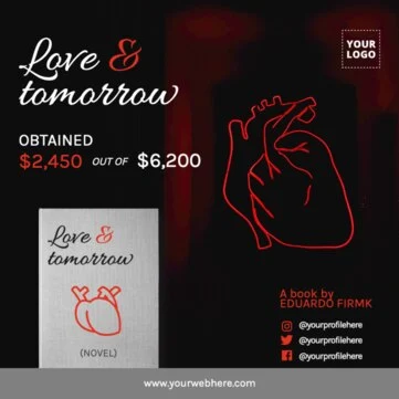 Edita um desenho para promocionar o seu livro