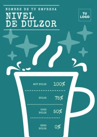 Edita un cartel de dulzor