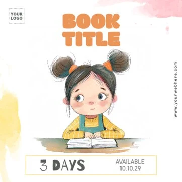 Edita um desenho para promocionar o seu livro