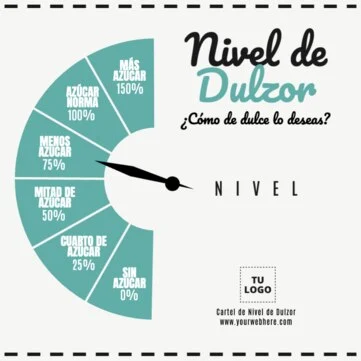 Edita un cartel de dulzor