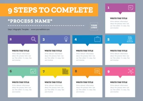 Edit a Stairs Infographic