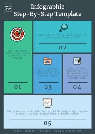 Edit a Stairs Infographic